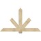 Ekena Millwork Kennewick Rough Sawn Timber Gable Bracket, Douglas Fir, 72"W x 42"H x 4"D x 6"F, 14/12 Pitch GBW072X42X0406KEN00RDF - alternate 1